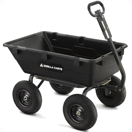Gorilla Carts GOR6PS 6 cu ft Poly Dump Cart
